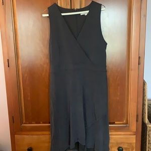 Dark grey mid length dress